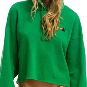 Aviator Nation Bolt Stripe Relaxed Pullover Hoodie